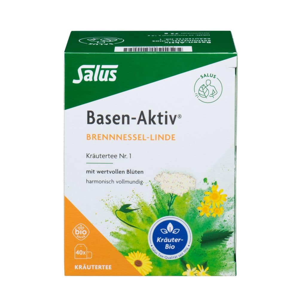Salus Basen-Aktiv Kräutertee Nr. 1 Brennessel Linde 40 St Filterbeutel