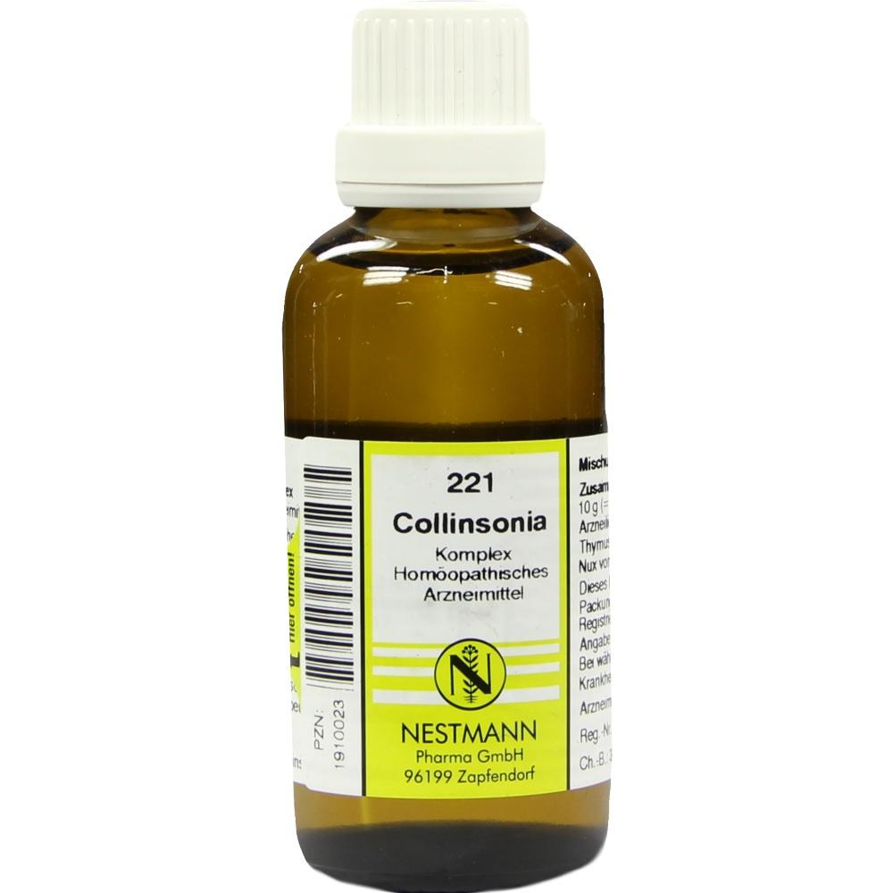 COLLINSONIA KOMPLEX Nr.221 Dilution 50 ml Dilution
