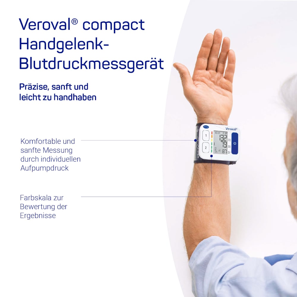Veroval compact Handgelenk-Blutdruckmessgerät 1 St