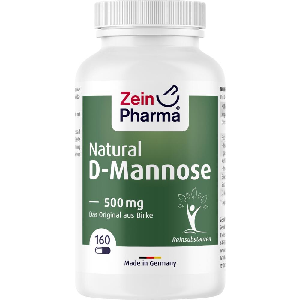 Zein Pharma Natural D-Mannose 500 mg  160 St Kapseln