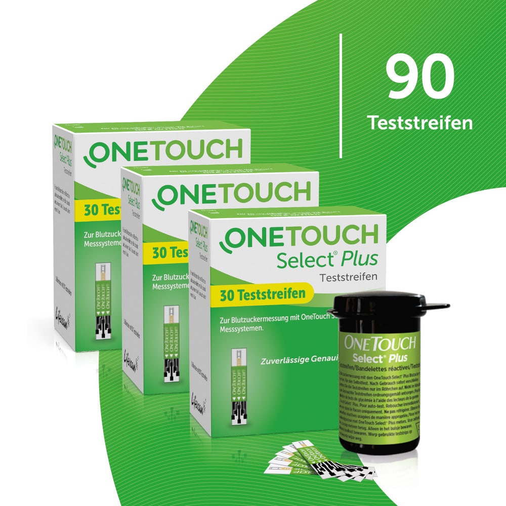 OneTouch Select Plus 3X30 St Teststreifen