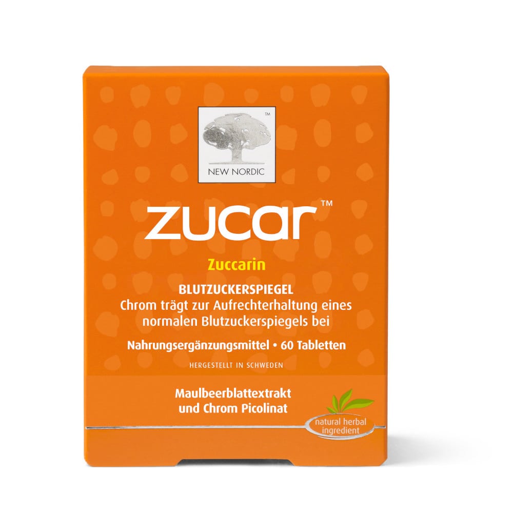 NEW NORDIC zucar Zuccarin 60 St Tabletten