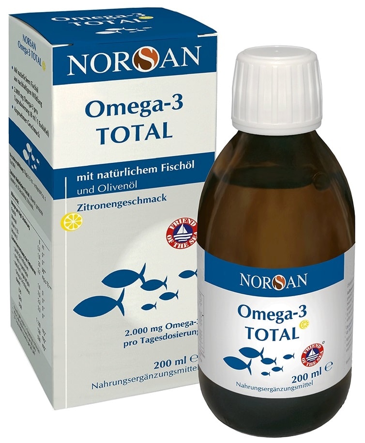 NORSAN Omega-3 TOTAL flüssig Fischöl 200 ml Flüssigkeit