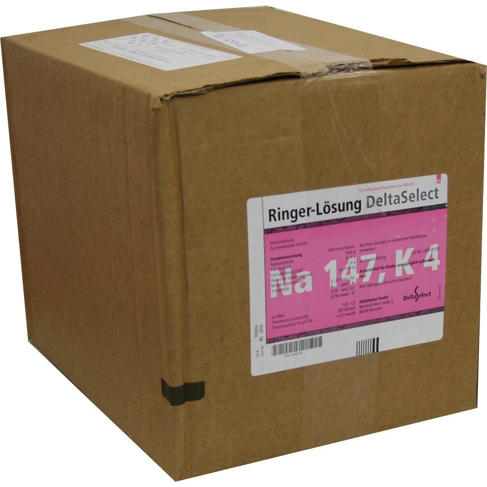 RINGER LÖSUNG Plastik 10X500 ml Infusionslösung