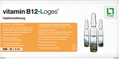 vitamin B12-Loges Injektionslösung 50X2 ml Ampullen