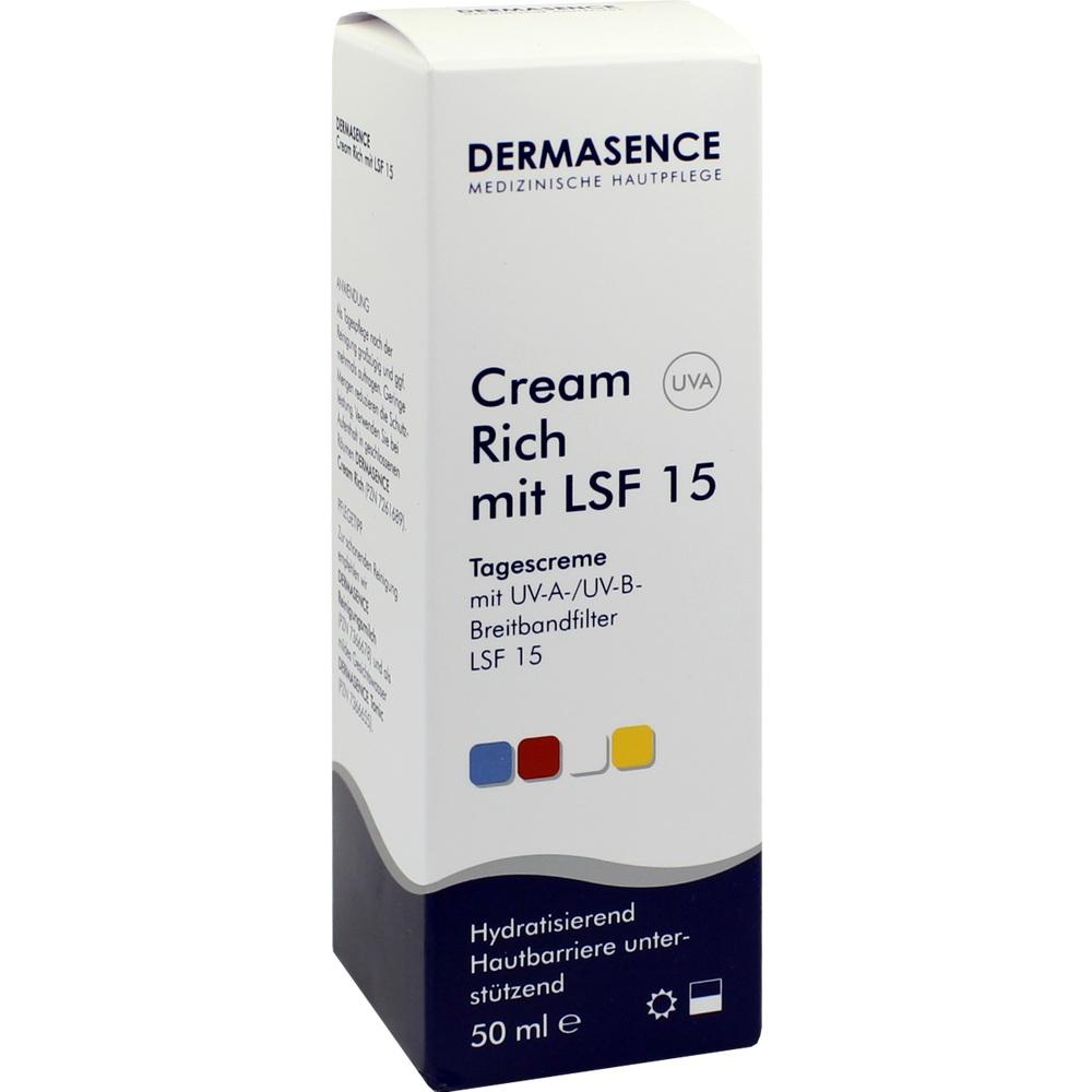 DERMASENCE Cream rich mit LSF 15 50 ml Creme