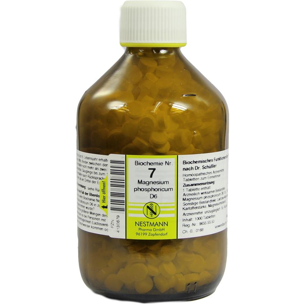 BIOCHEMIE 7 Magnesium phosphoricum D 6 Tabletten 1000 St Tabletten