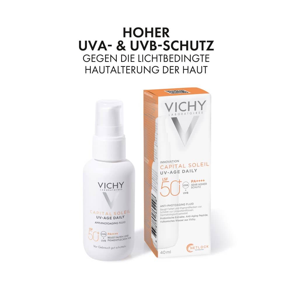 VICHY CAPITAL SOLEIL UV-AGE DAILY LSF 50+ 40 ml Flüssigkeit