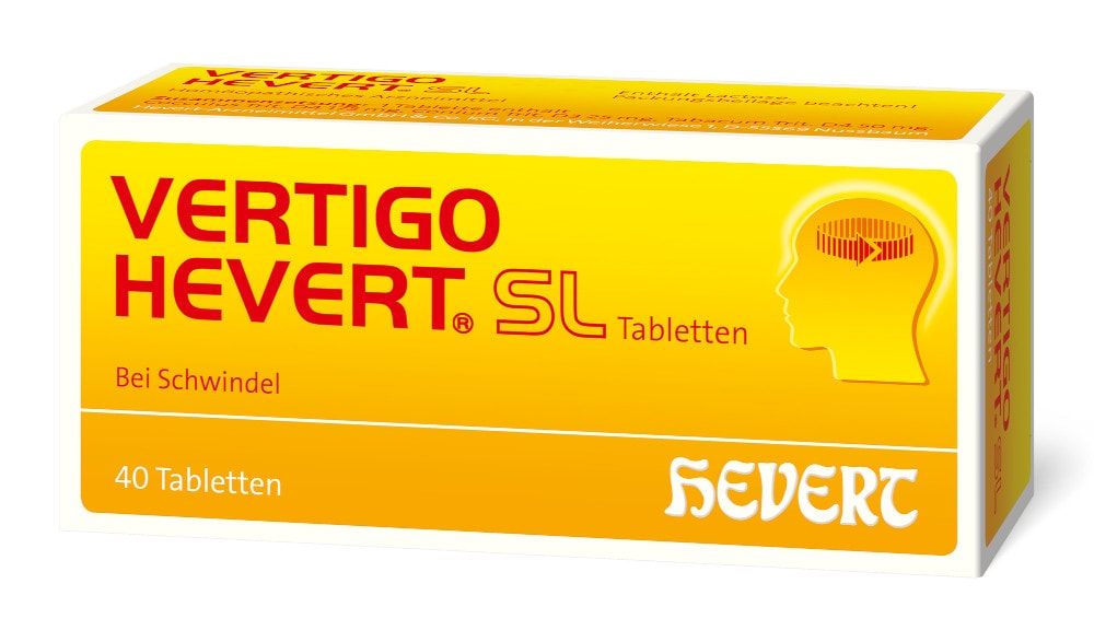 VERTIGO HEVERT SL Tabletten 40 St Tabletten