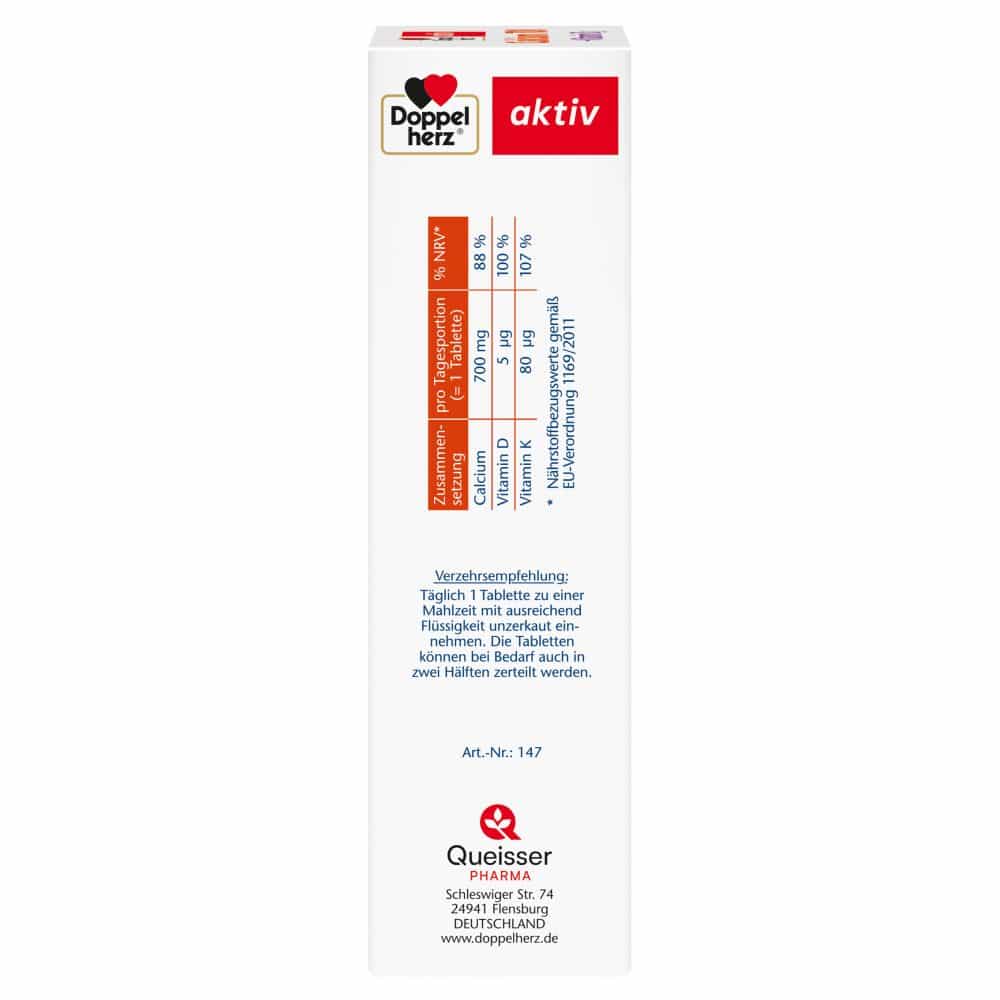 Doppelherz aktiv Calcium 700 + Vitamin D3  80 St Tabletten