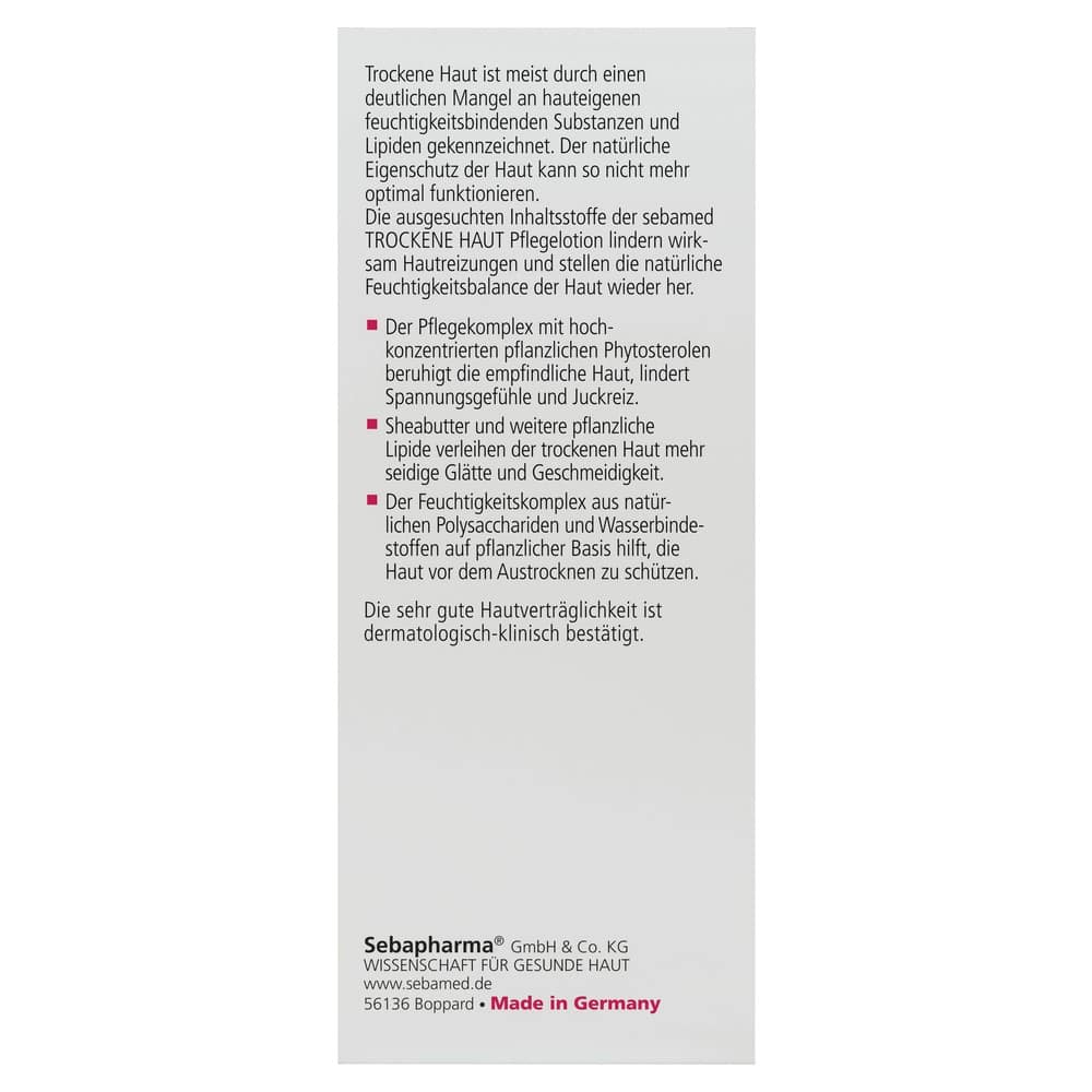 sebamed TROCKENE HAUT PFLEGE LOTION  200 ml Lotion