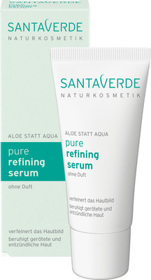 SANTA VERDE pure refining serum aloe vera ohne Duft 30 ml Gel