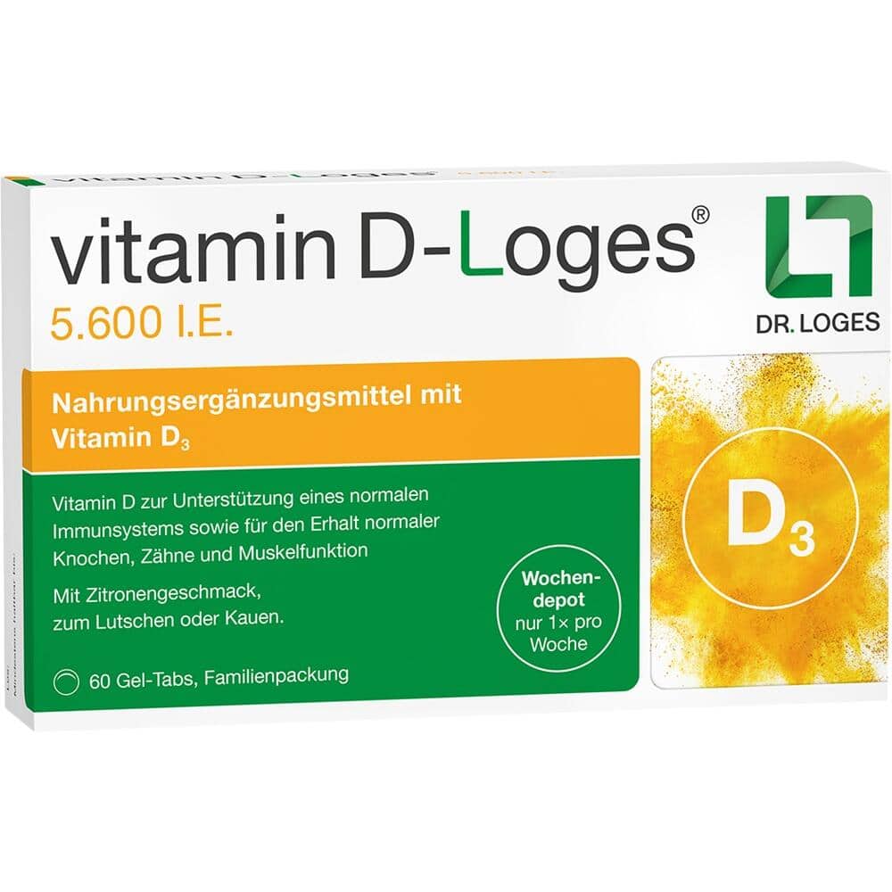 vitamin D-Loges 5.600 I.E. Wochendepot 60 St Kautabletten