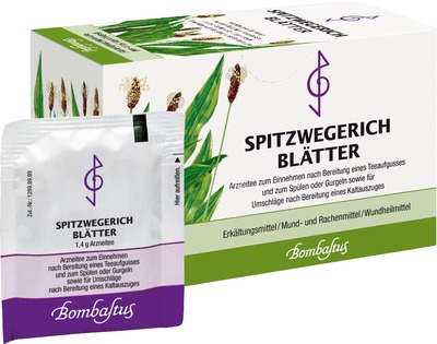 SPITZWEGERICHBLÄTTER BOMBASTUS 20X1.4 g Filterbeutel