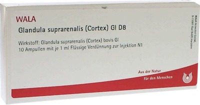 WALA Glandula suprarenalis (Cortex) Gl D8 Ampullen 10X1 ml Ampullen