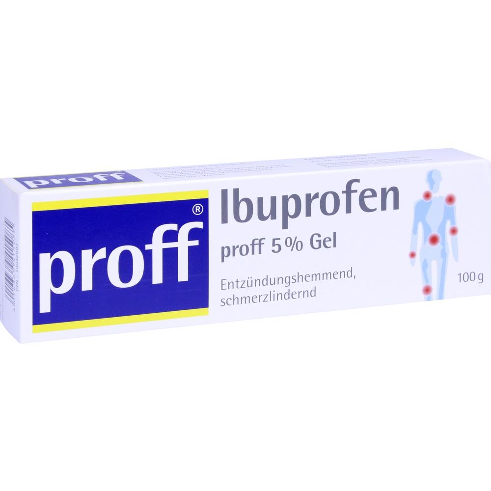 Ibuprofen proff 5% 100 g Gel