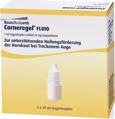 Corneregel Fluid 3X10 ml Augentropfen