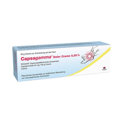 Capsagamma Dolor Creme 0,05% 40 g Creme