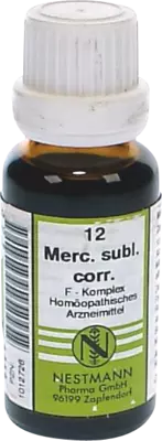 MERCURIUS SUBLIMATUS CORR.F Komplex Nr.12 Dilution 20 ml Dilution