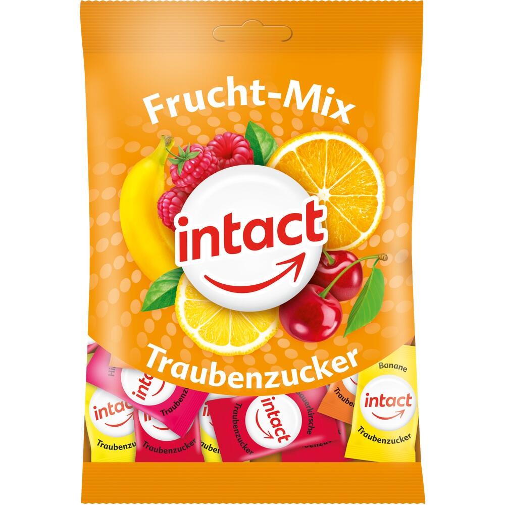 intact Traubenzucker  Frucht-Mix  100 g Bonbons
