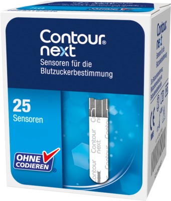CONTOUR Next Sensoren Teststreifen 1X25 St Teststreifen