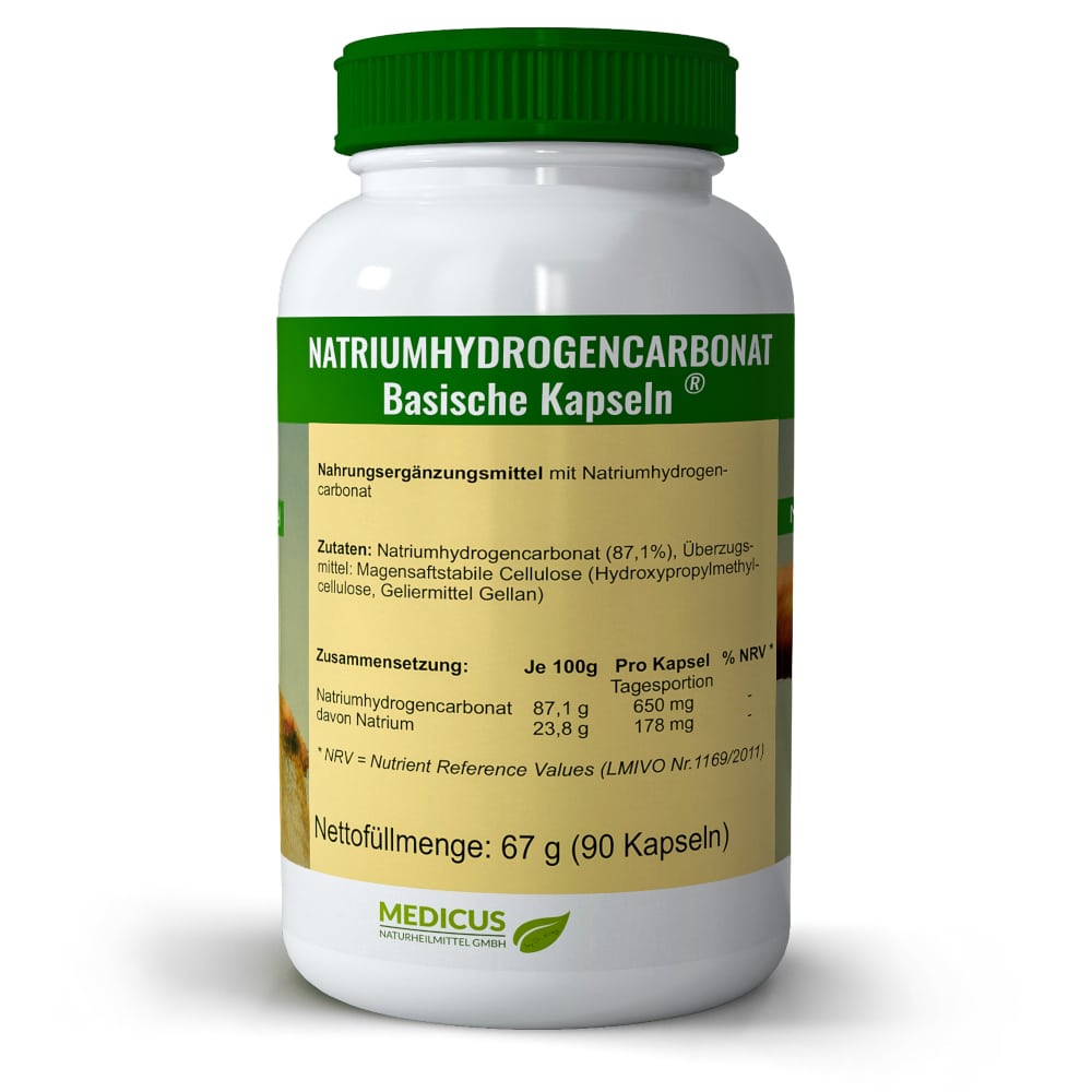 Natriumhydrogencarbonat Basische Kapseln 90 St Kapseln
