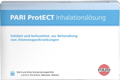 PARI ProtECT Inhalationslösung mit Ectoin Ampullen 10X2.5 ml Ampullen