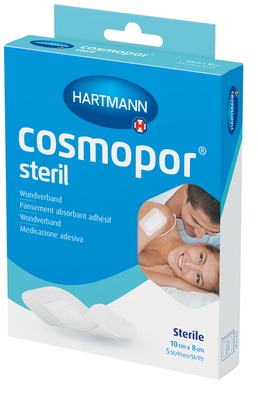 cosmopos steril Wundverband 10x8cm 5 St Pflaster