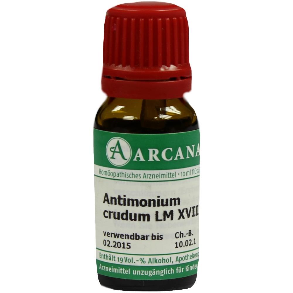 ANTIMONIUM CRUDUM LM 18 Dilution 10 ml Dilution