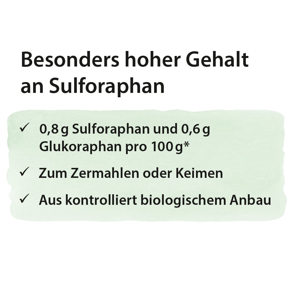 Brokkolisamen Sulfoforte BIO Brokkoli Sulforaphan