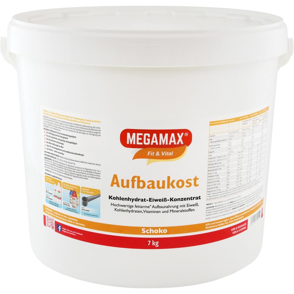 MEGAMAX Aufbaukost Schoko Pulver 7 kg Pulver