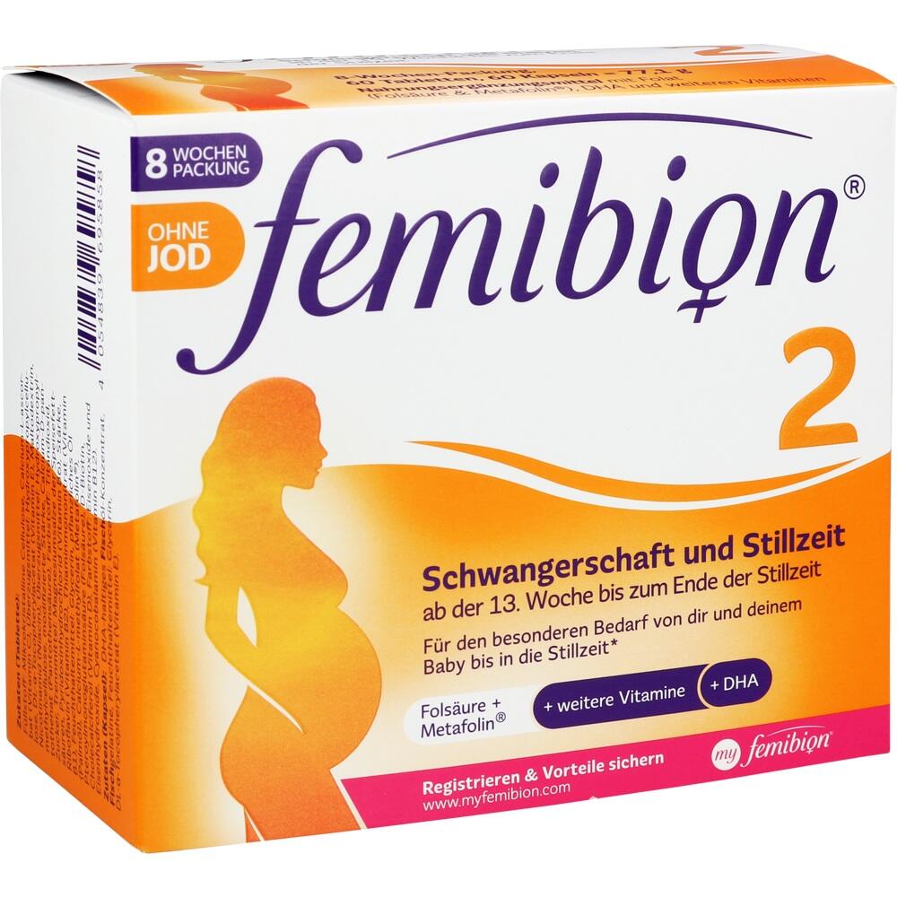 femibion 2 Schwangerschaft + Stillzeit 2X60 St Kombipackung