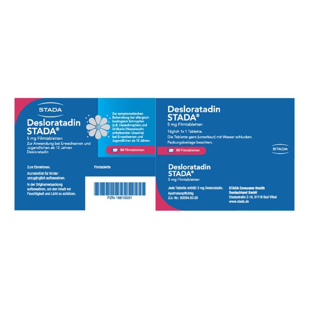 Desloratadin STADA 5mg  50 St Filmtabletten