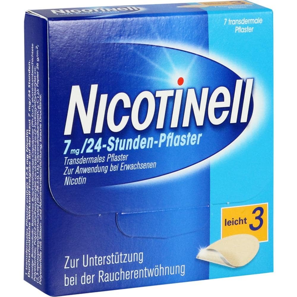 NICOTINELL 7mg/24 Stunden 7 St Pflaster transdermal