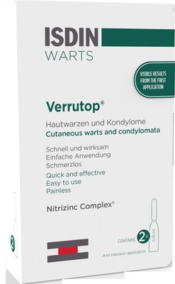 ISDIN WARTS Verrutop 2X0.1 ml Ampullen