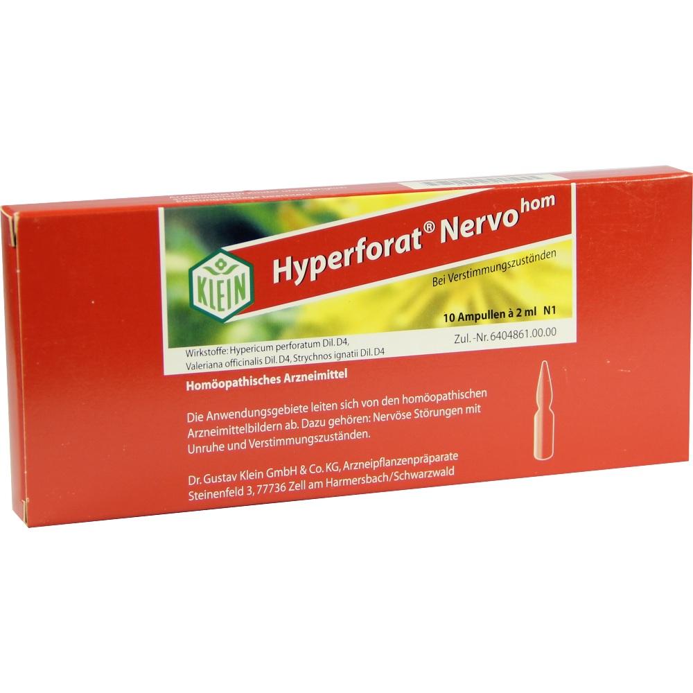 HYPERFORAT Nervohom Injektionslösung 10X2 ml Injektionslösung