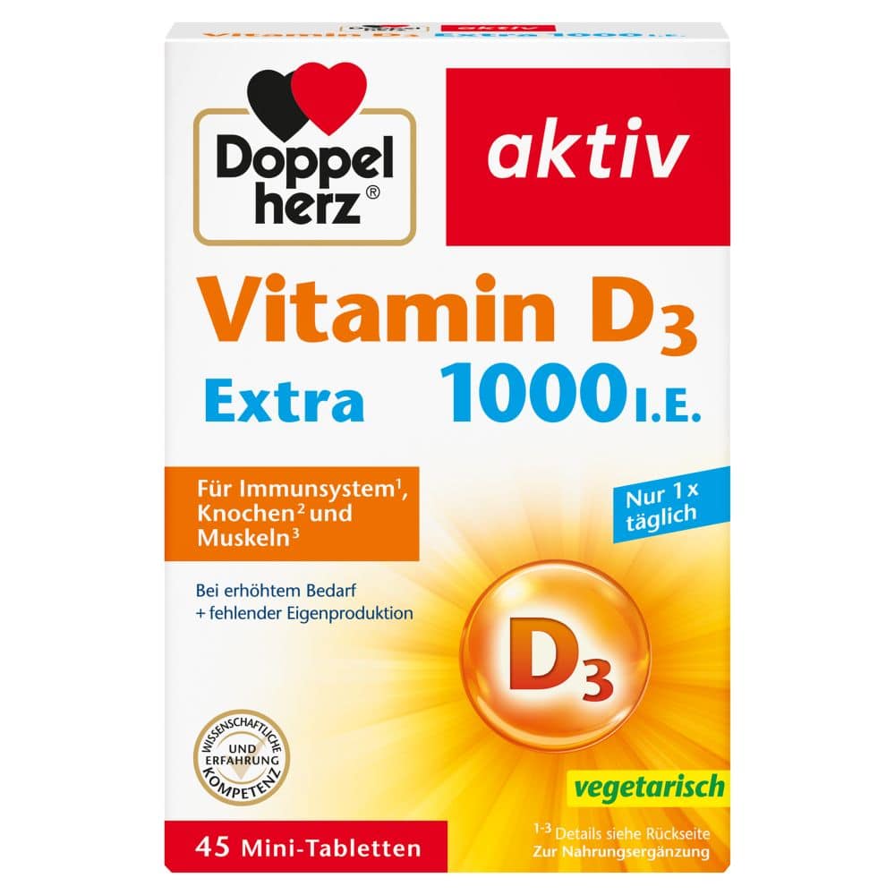 Doppelherz aktiv Vitamin D 1000 I.E. EXTRA 45 St Tabletten 45 g
