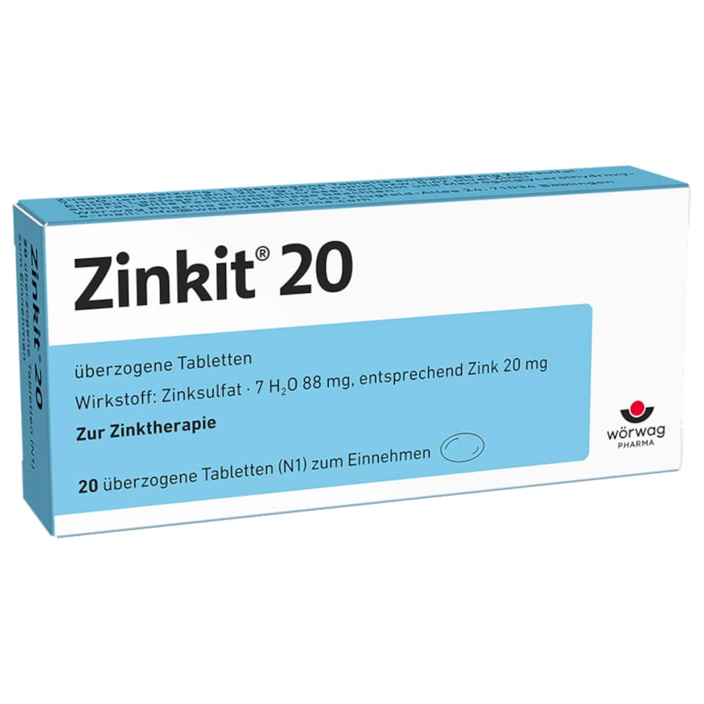 Zinkit 20 20 St Überzogene Tabletten