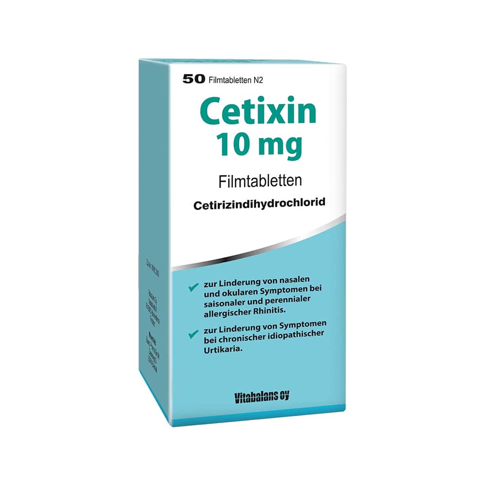 Cetixin 10mg 50 St Filmtabletten