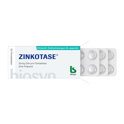 ZINKOTASE biosyn 50 St Filmtabletten