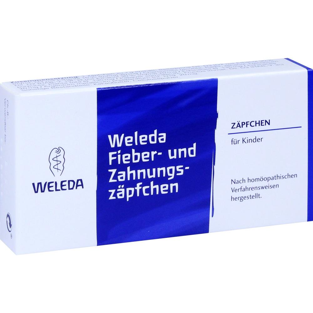 WELEDA Fieber- und Zahnungszäpfchen 10 St Suppositorien