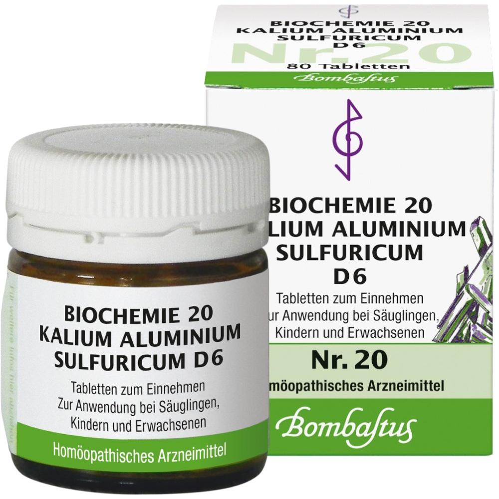 BIOCHEMIE 20 Kalium aluminium sulfuricum D 6 Tabl. 80 St Tabletten