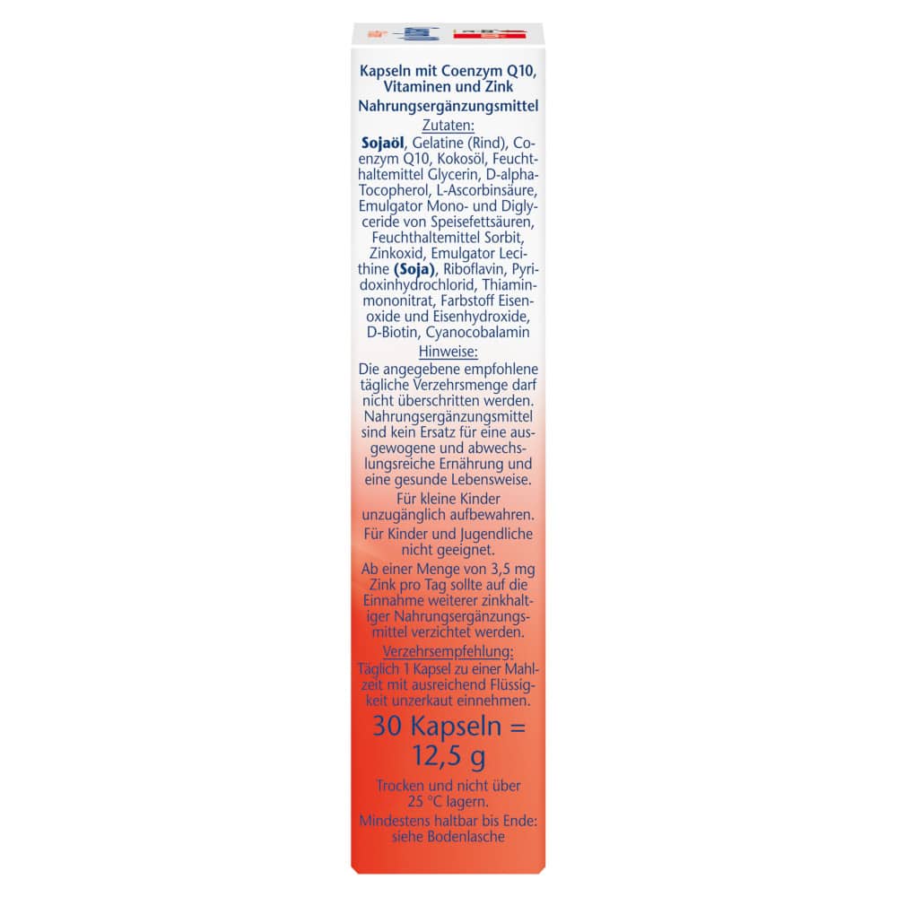 Doppelherz aktiv Coenzym Q10 + B Vitamine  30 St Kapseln
