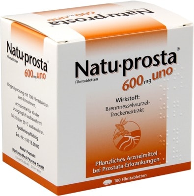 Natu-prosta 600mg uno 100 St Filmtabletten