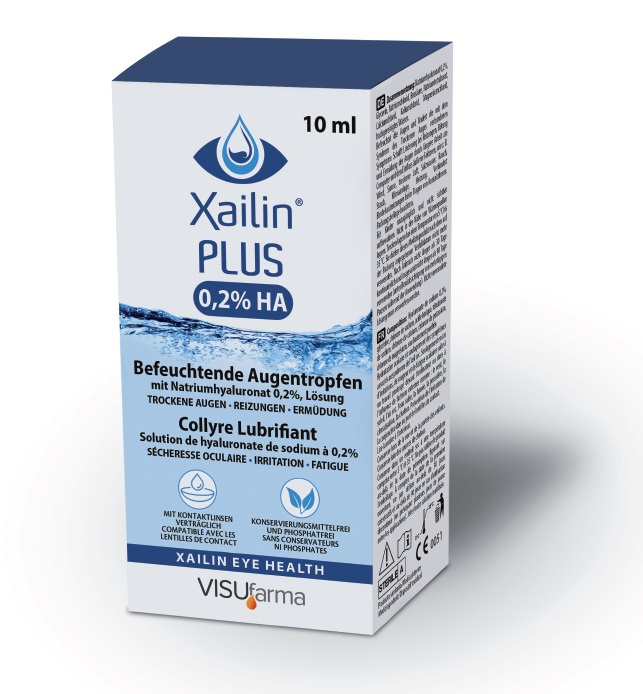 Xailin PLUS 0.2% HA Augentropfen 10 ml Augentropfen