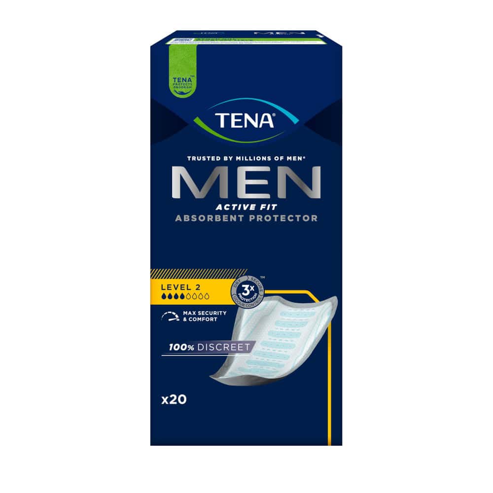 TENA MEN ACTIVE FIT LEVEL 2 Inkontinenzeinlagen 20 St