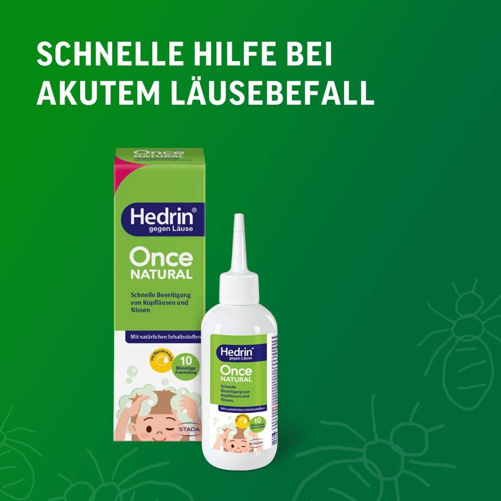 Hedrin gegen Läuse Once NATURAL  100 ml Liquidum