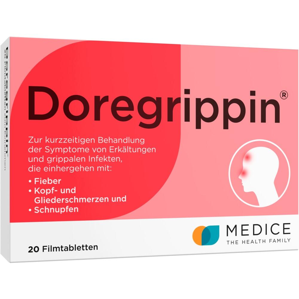Doregrippin Tabletten bei grippalen Infekten 20 St Tabletten
