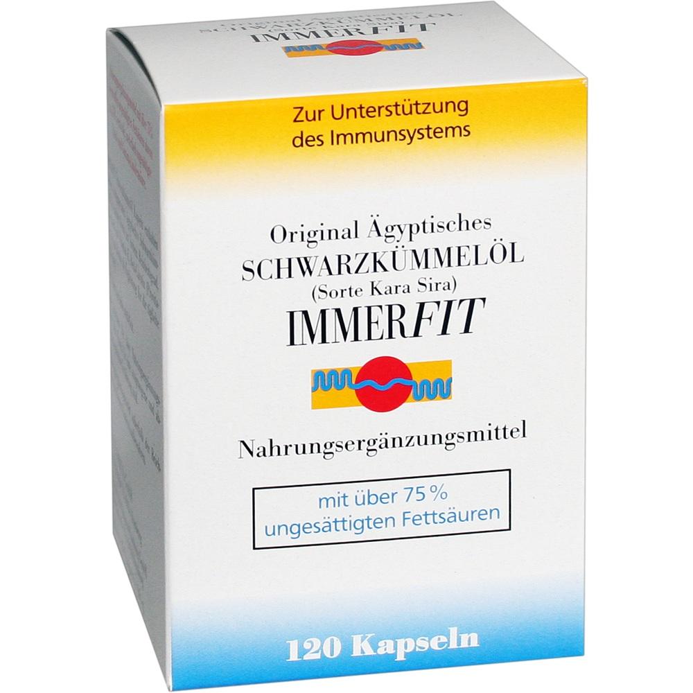 SCHWARZKÜMMELÖL Immerfit Kapseln 120 St Kapseln