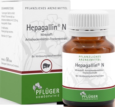 Hepagallin N 50 St Dragees